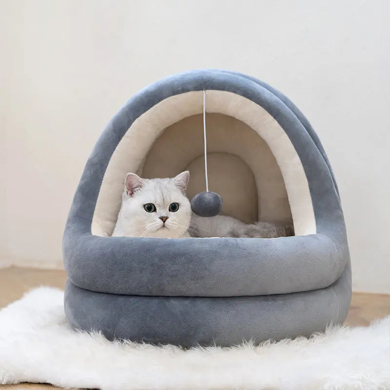 CozzyZoo | Cozy Cat & Dog House Bed - High Quality Pet Sofa for Kittens & Small Dogs🐱 pets home