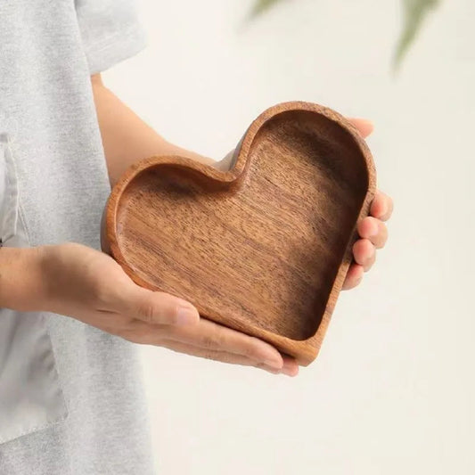 Wooden Heart Dishes