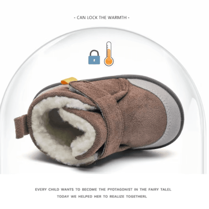 Zentoq ™ Infant Winter Boots – Plush and Soft Sole Baby Snow Shoes