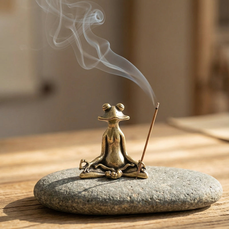 Zen Incense Frog